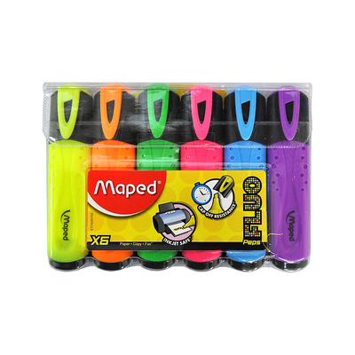 Набор маркеров 6шт, текстовый, MAPED, 